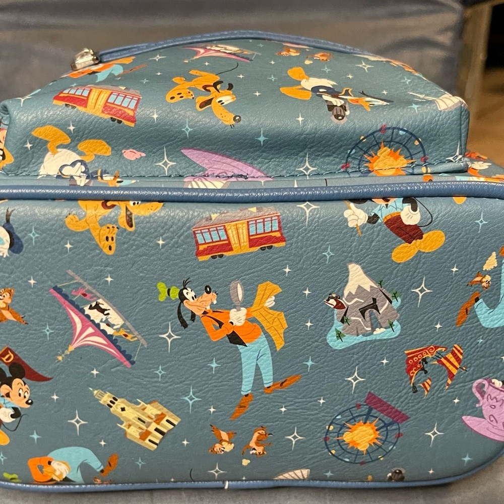 Loungefly Mickey & Friends Mini Backpack Brand New Without Tags - Picture 4 of 6